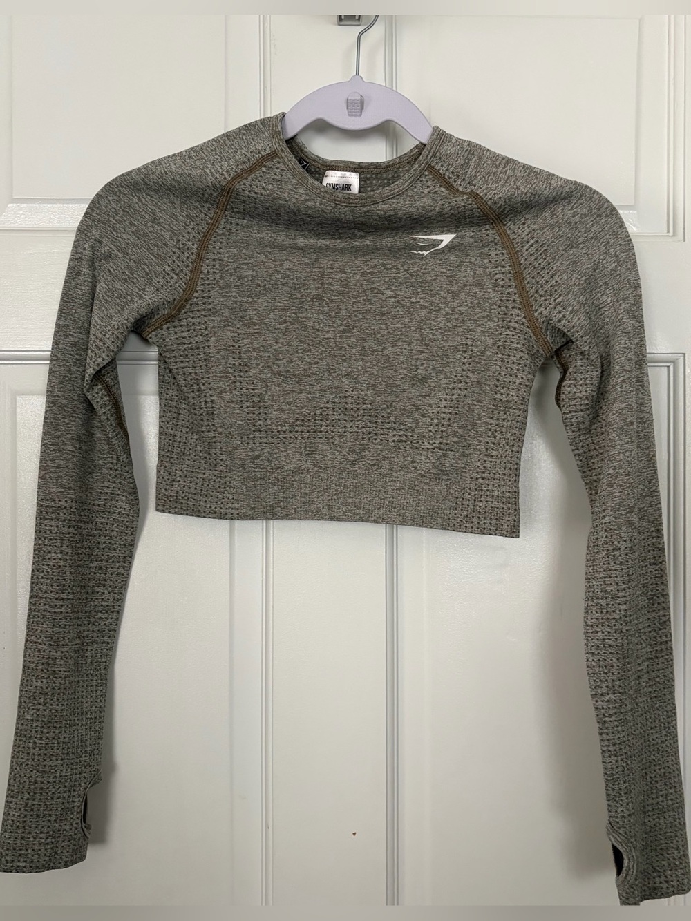 Gymshark vital crop top Long Sleeve Top - Olive